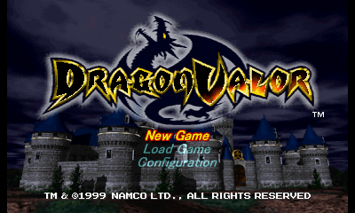 Dragon Valor Title Screen